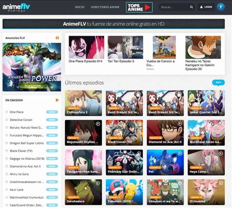 paginas para ver anime online|AnimeFLV